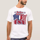 Roller Skating USA T-shirt (Voorkant)