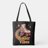 Roller Vibes – Retro Skate Magic Tote Bag (Achterkant)