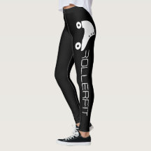 RollerAanpassen - Zwarte Leggings