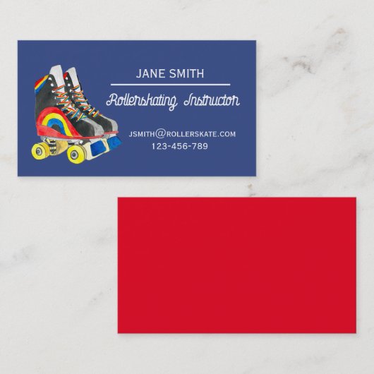 Rolleraar Visitekaartje (Voorkant / Achterkant)