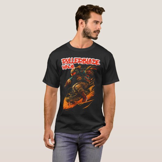 Rollerblade Ninja girl T-shirt (Voorkant volledig)