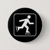 Rollerblade-symbool Button (Voorkant)