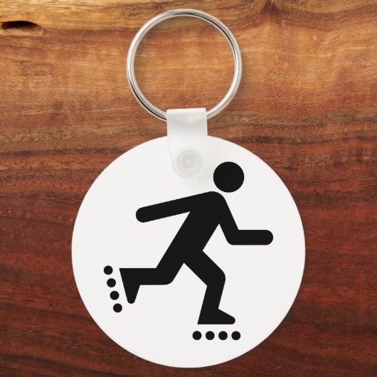 Rollerblade-symbool Sleutelhanger (Voorkant)