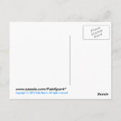 Rollerblade Vis grappige Schaatsen cartoon Briefkaart (Achterkant)