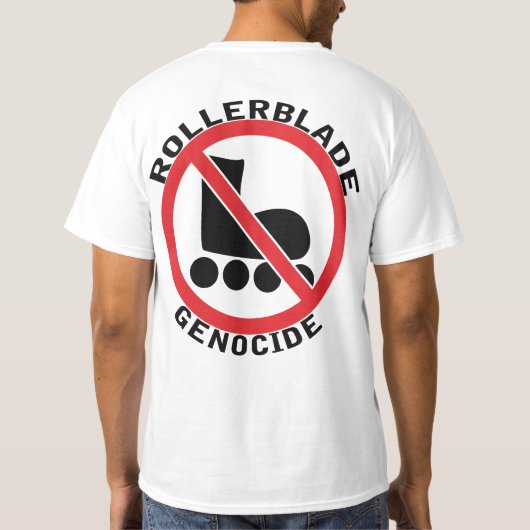 ROLLERBLADEGENOCIDE T-SHIRT (Achterkant)