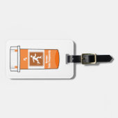 Rollerbladen is mijn drug bagagelabel (Voorkant horizontaal)