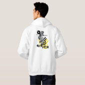 Rollerblader Grunge Hoodie (Achterkant volledig)