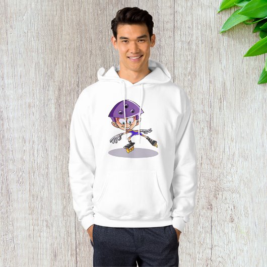 Rollerblader Mannen Hoodie