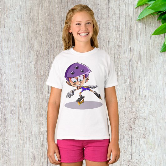 Rollerblader meisjes T-shirt