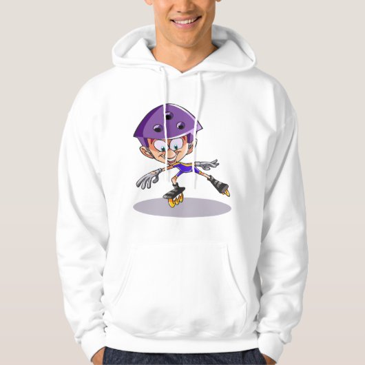Rollerblader Mens Hoodie (Voorkant)