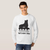 ROLLERBLADER ROLLER BLADING Skater T-Shirts (Voorkant volledig)