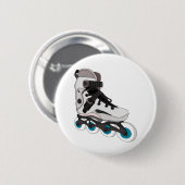 Rollerblades Rollerskates Inline Schaatsen Art Ronde Button 5,7 Cm (Voorkant /achterkant)
