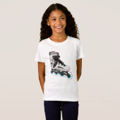 Rollerblades Rollerskates Inline Schaatsen Art T-shirt (Voorkant volledig)