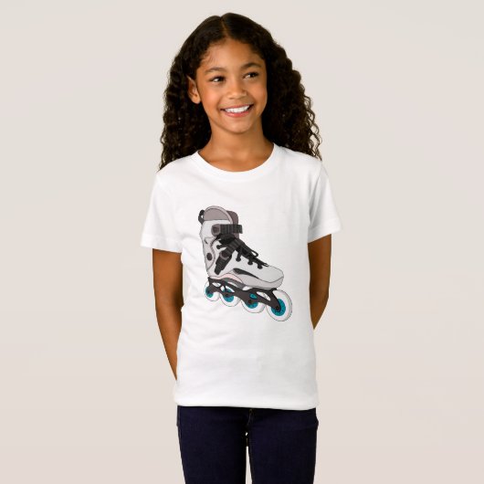Rollerblades Rollerskates Inline Schaatsen Art T-shirt (Voorkant volledig)