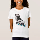 Rollerblades Rollerskates Inline Schaatsen Art T-shirt (Voorkant)