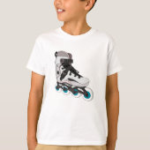 Rollerblades Rollerskates Inline Schaatsen Art T-shirt (Voorkant)