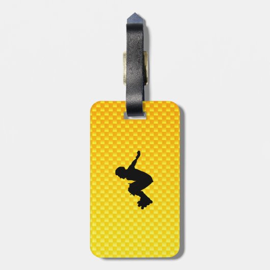 Rollerblading Bagagelabel (Achterkant verticaal)