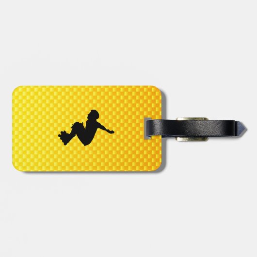 Rollerblading Bagagelabel (Achterkant horizontaal)