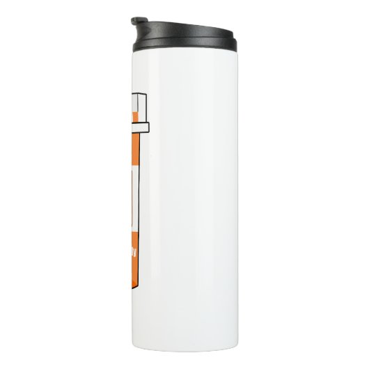 Rollerblading is mijn medicijn thermosbeker (Geroteerd rechts)