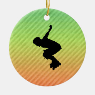 Rollerblading Keramisch Ornament