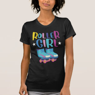 Rollerblading, kleindochter t-shirt