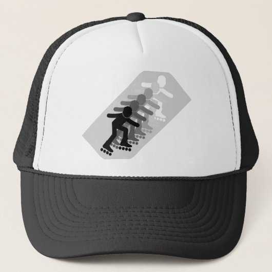 Rollerblading six times gradient trucker pet (Voorkant)