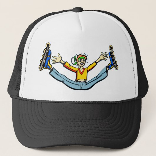 Rollerblading Trucker Pet (Voorkant)