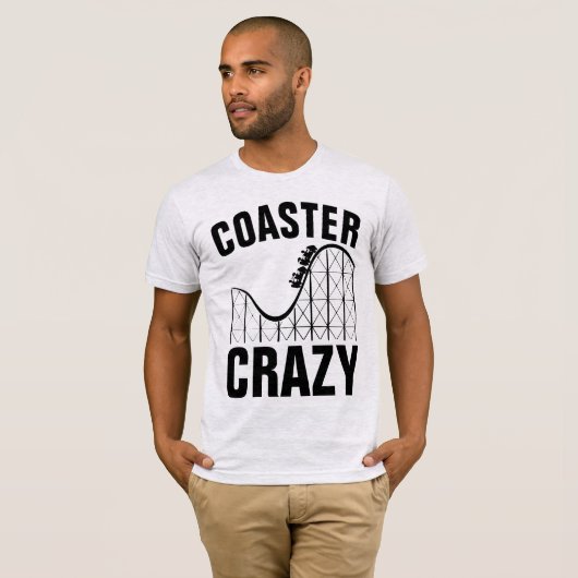 ROLLERCOASTER CRAZY T-Shirts (Voorkant volledig)