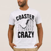 ROLLERCOASTER CRAZY T-Shirts (Voorkant)