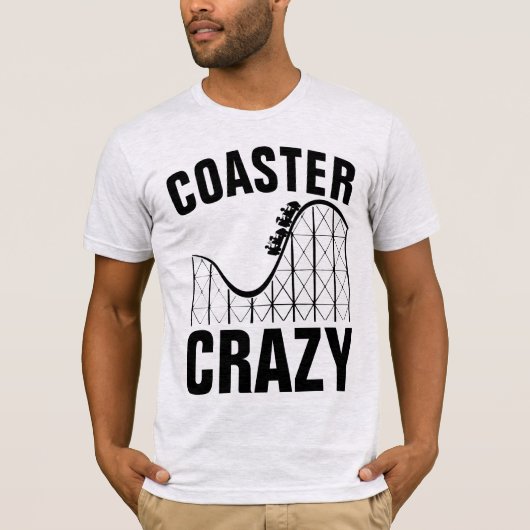ROLLERCOASTER CRAZY T-Shirts (Voorkant)
