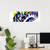 ROLLERCOASTER MULTICOLOR POSTER (Thuiskantoor)