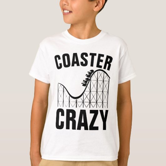 ROLLERCOASTER ONDERZETTER CRAZY T-Shirts (Voorkant)