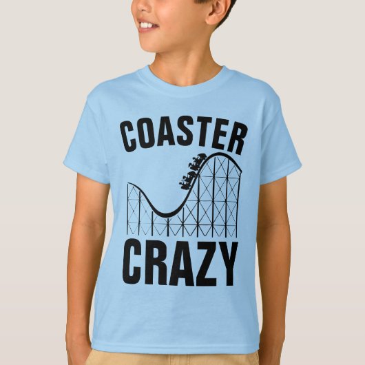 ROLLERCOASTER ONDERZETTER CRAZY T-Shirts (Voorkant)