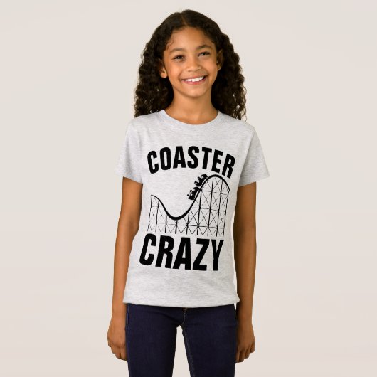 ROLLERCOASTER ONDERZETTER CRAZY T-Shirts (Voorkant volledig)