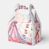 Rollercoaster Party Custom Fun en Kleurrijk Bedankdoosjes (Achterkant)