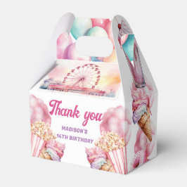 Rollercoaster Party Custom Fun en Kleurrijk Bedankdoosjes