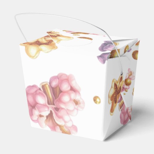 Rollercoaster Popcorn Custom Leuk en Kleurrijk Bedankdoosjes (Achterkant)