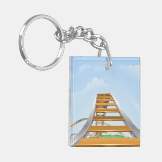 Rollercoaster Sleutelhanger (Voorkant Links)