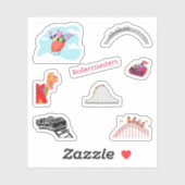 Rollercoaster Stickers (Vel)
