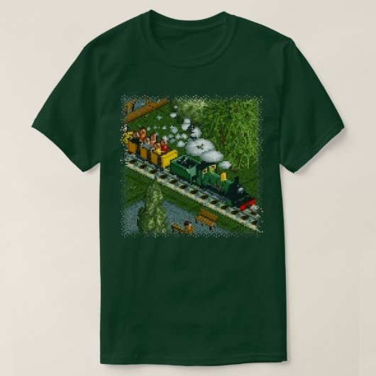 RollerCoaster Tycoon RC Miniature Railroad T-shirt (Design voorkant)