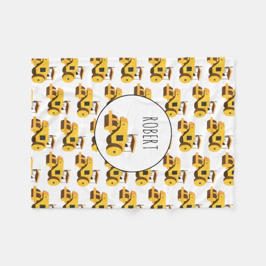 Rollerconstructielampje Bouw vrachtwagenbakken Fleece Deken (Voorkant (Horizontaal))