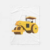 Rollerconstructietransport Fleece Deken (Voorkant)