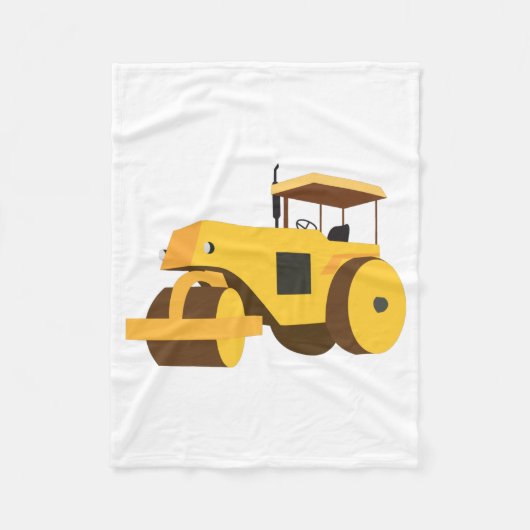 Rollerconstructietransport Fleece Deken (Voorkant)