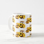 Rollerconstructietransport Koffiemok (Voorkant links)