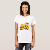 Rollerconstructietransport T-shirt (Voorkant volledig)