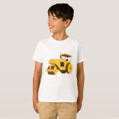 Rollerconstructietransport T-shirt (Voorkant volledig)