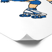 Rollerderby Girl - Medium Poster (Hoek)