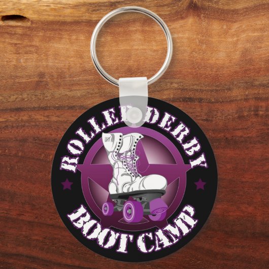 RollerDerbyBootCamp-sleutelketen van SSRD Sleutelhanger (Voorkant)