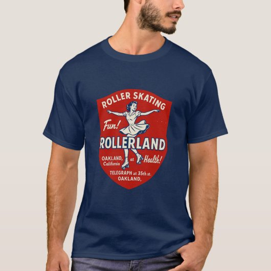 Rollerland - Oakland, CA T-shirt (Voorkant)