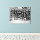 RollerOnderzetter op Glen Echo Park-foto Canvas Afdruk (Insitu (Houten vloer))